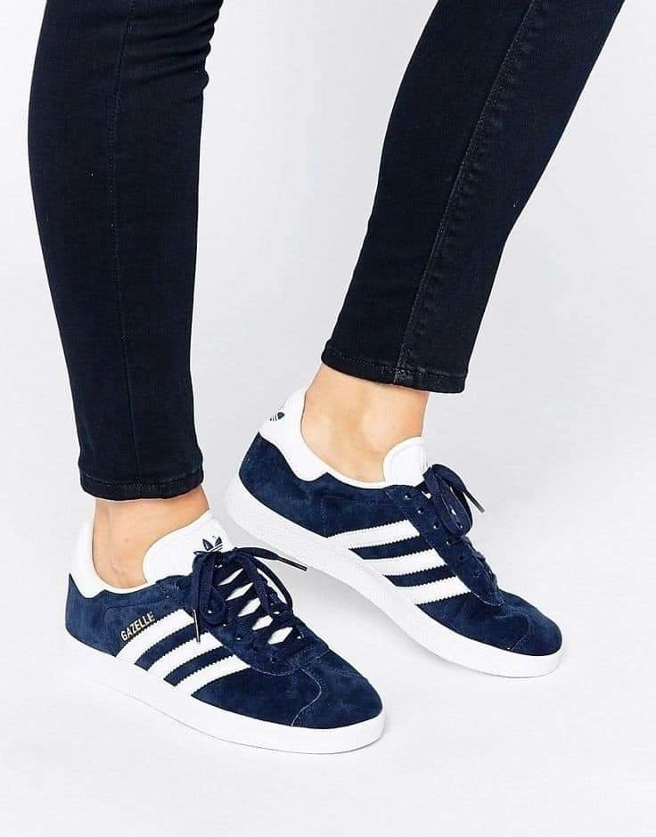 Adidas gazelle azul fashion marinho