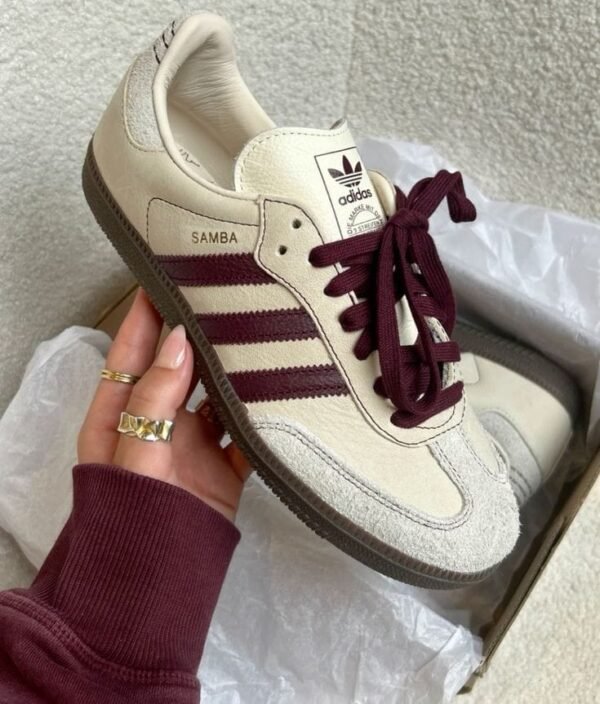 Adidas Samba OG Beje /Bordo