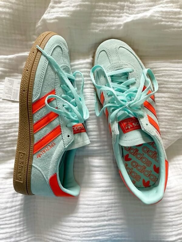 Adidas Spezial Verde Água/Laranja